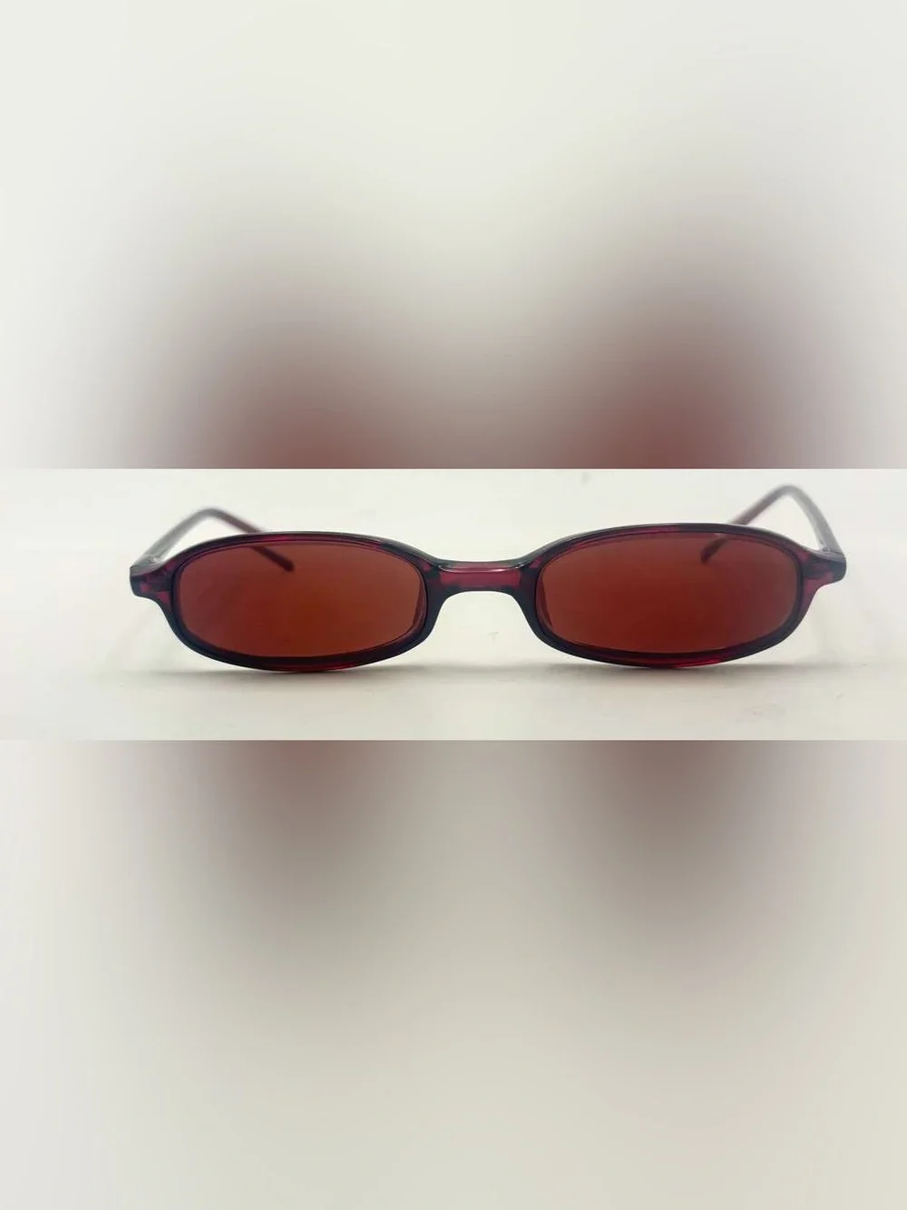 39 Dollar Glasses Milan Burgundy Oval Sunglasses Frames Only